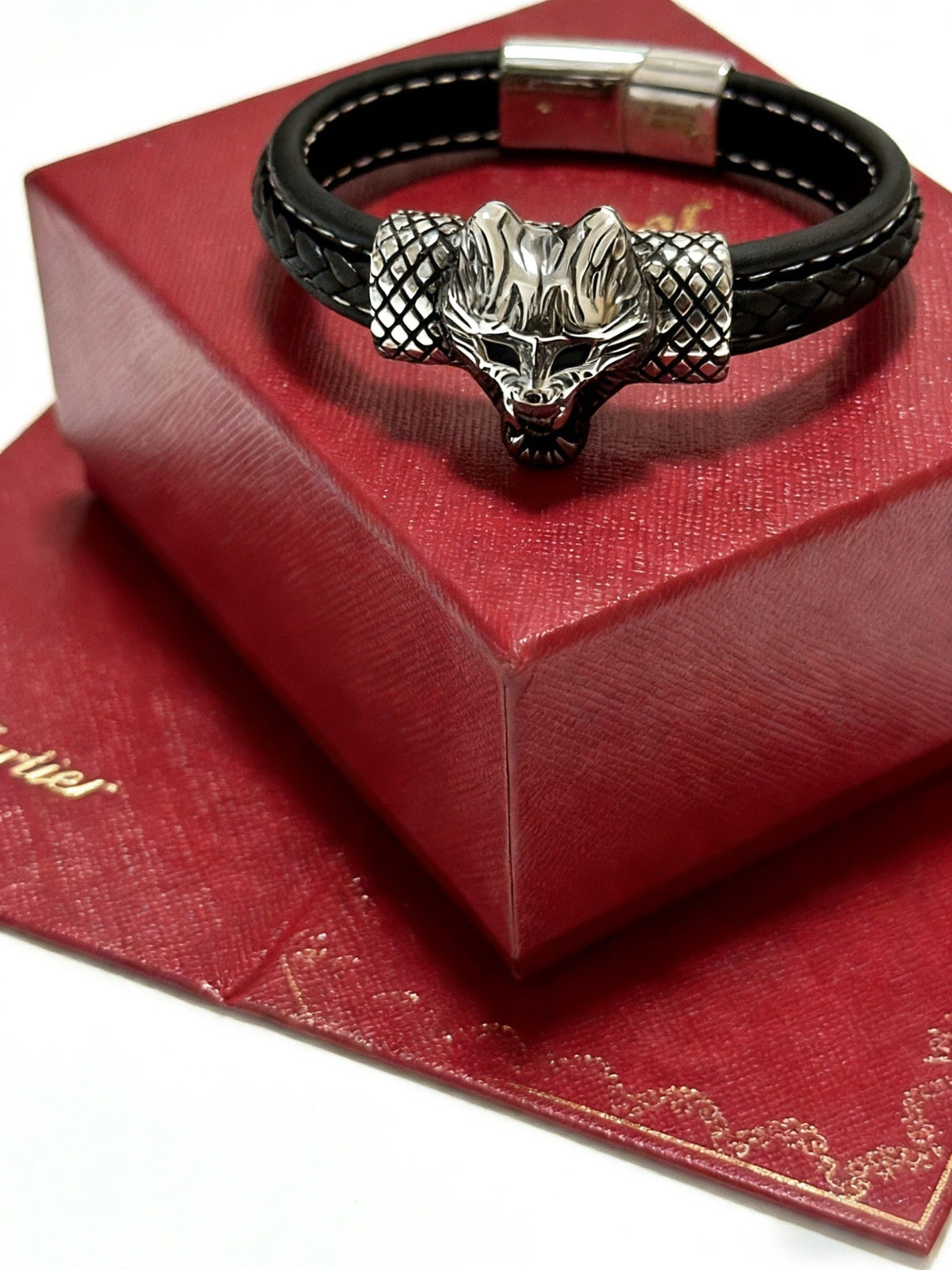 Martin Graham bracelet in polished metal-tone