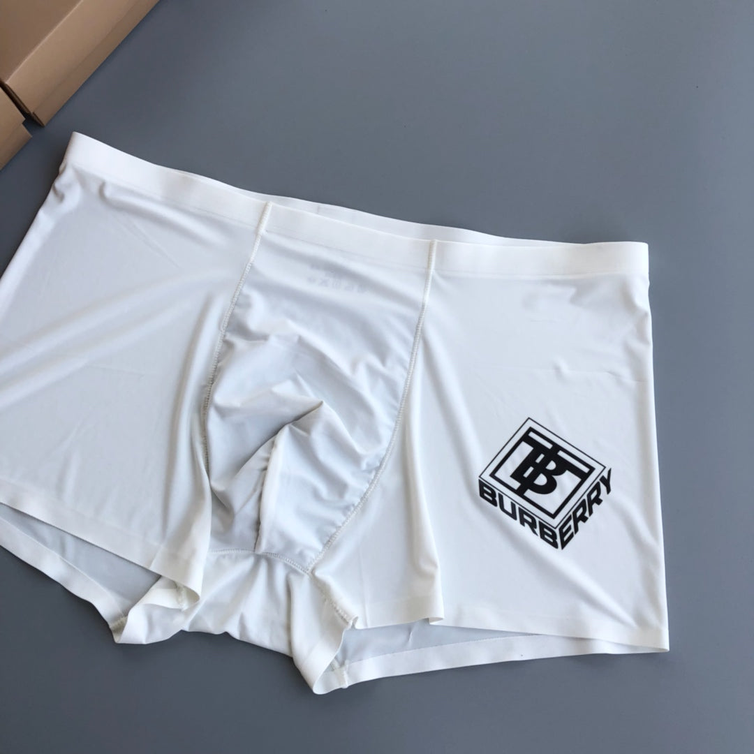 Burberry Side Emblem Men's Trunk Underwear - 3-Piece Box
