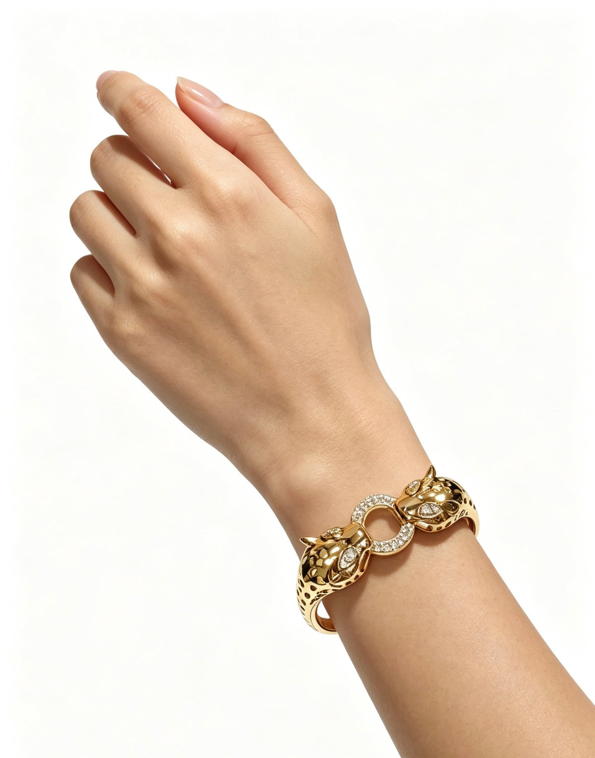 Martin Graham bracelet in polished metal-tone