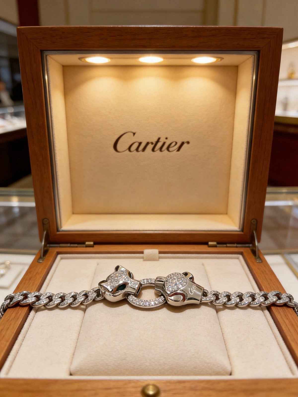 Martin Graham bracelet in polished metal-tone