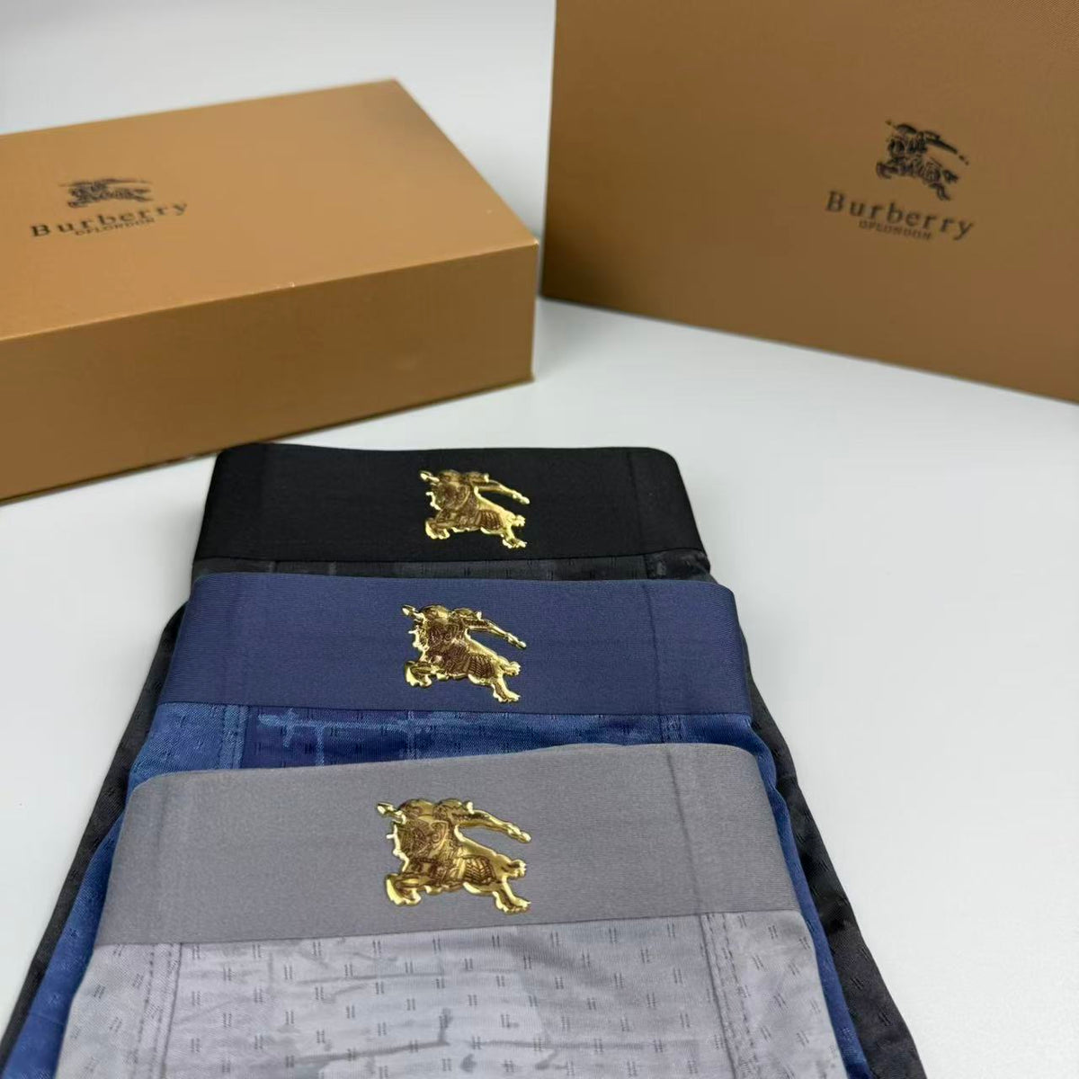 Burberry Men's Boxer Briefs - 3-Piece Box