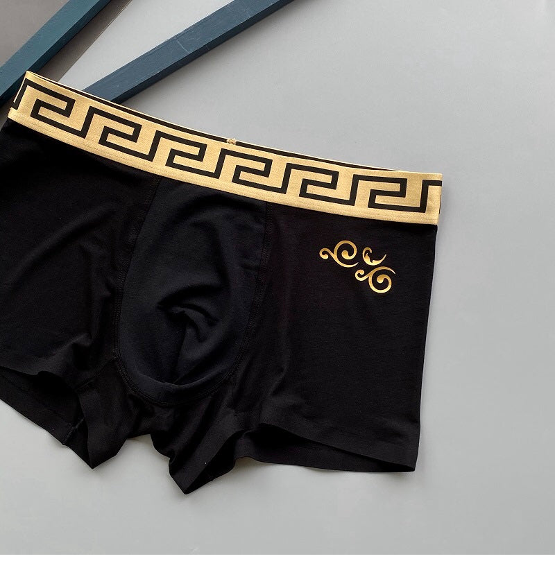 Versace 93/7 Modal-Spandex Men's Boxer Briefs - 3-Piece Box - Sizes L-XXXL