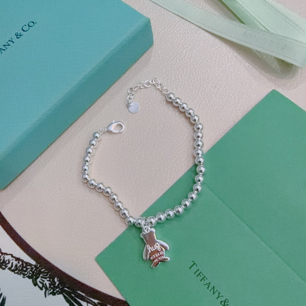 Martin Graham bracelet in polished metal-tone – close-up detail