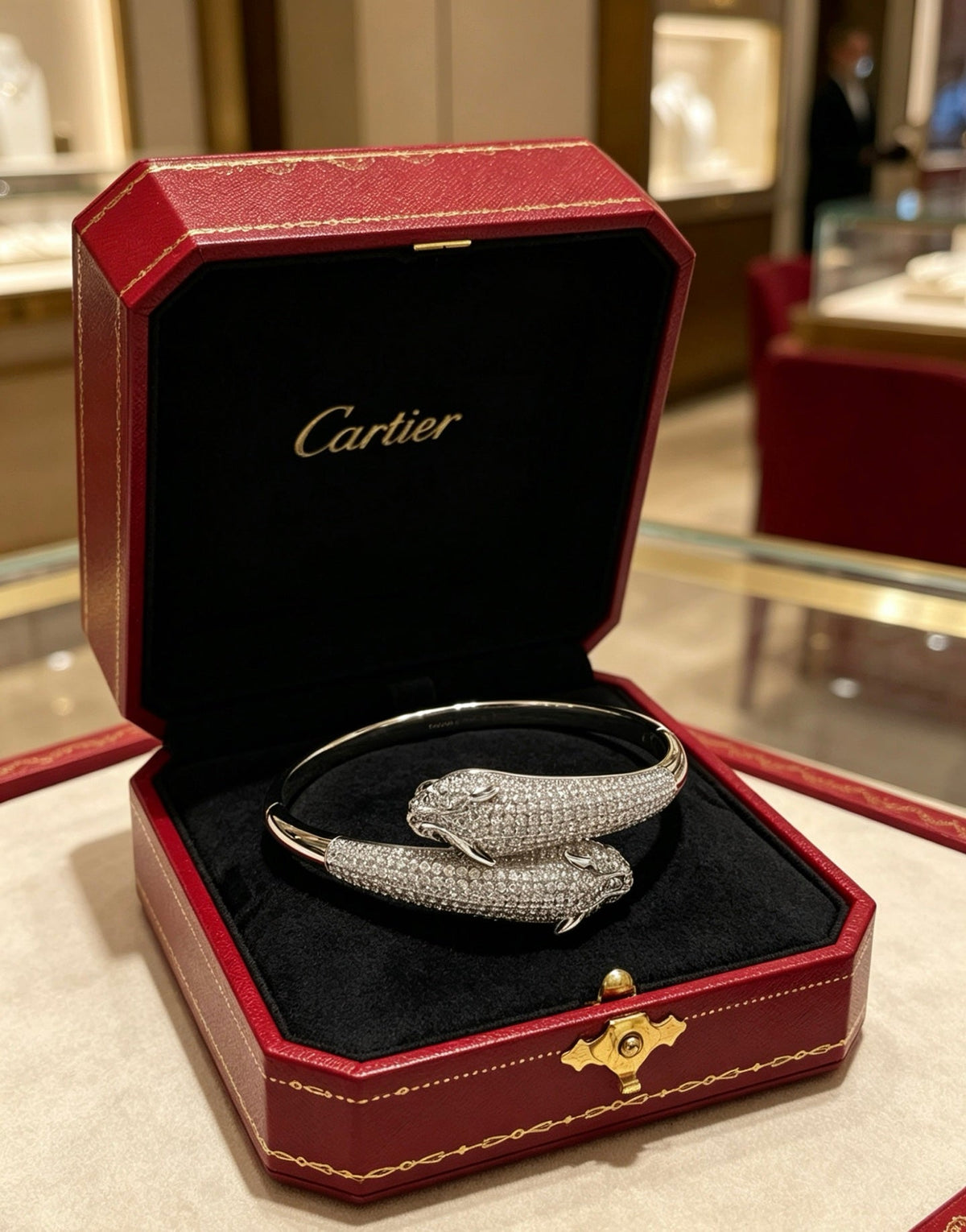 Martin Graham bracelet in polished metal-tone