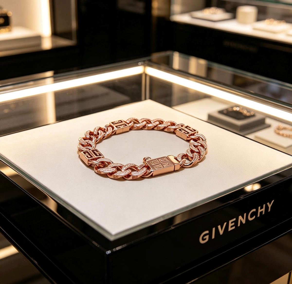 Martin Graham bracelet in polished metal-tone