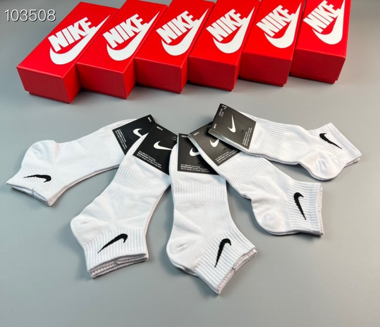 Nike Cotton No-Show Socks - 5-Pair Set