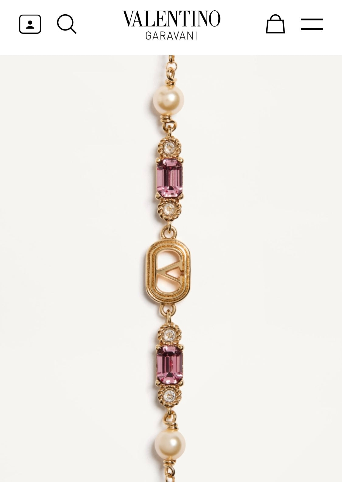 Martin Graham bracelet in polished metal-tone
