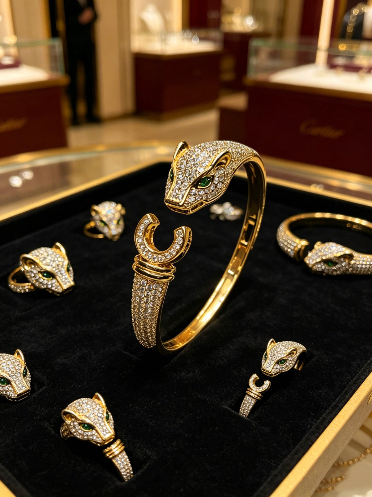 Martin Graham bracelet in polished metal-tone
