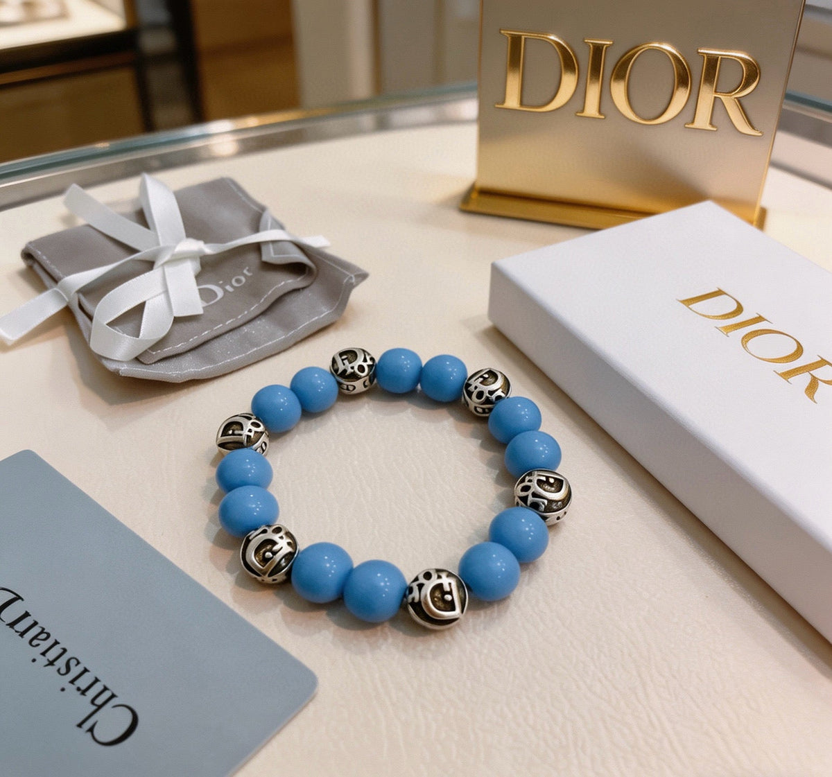 Martin Graham bracelet in polished metal-tone
