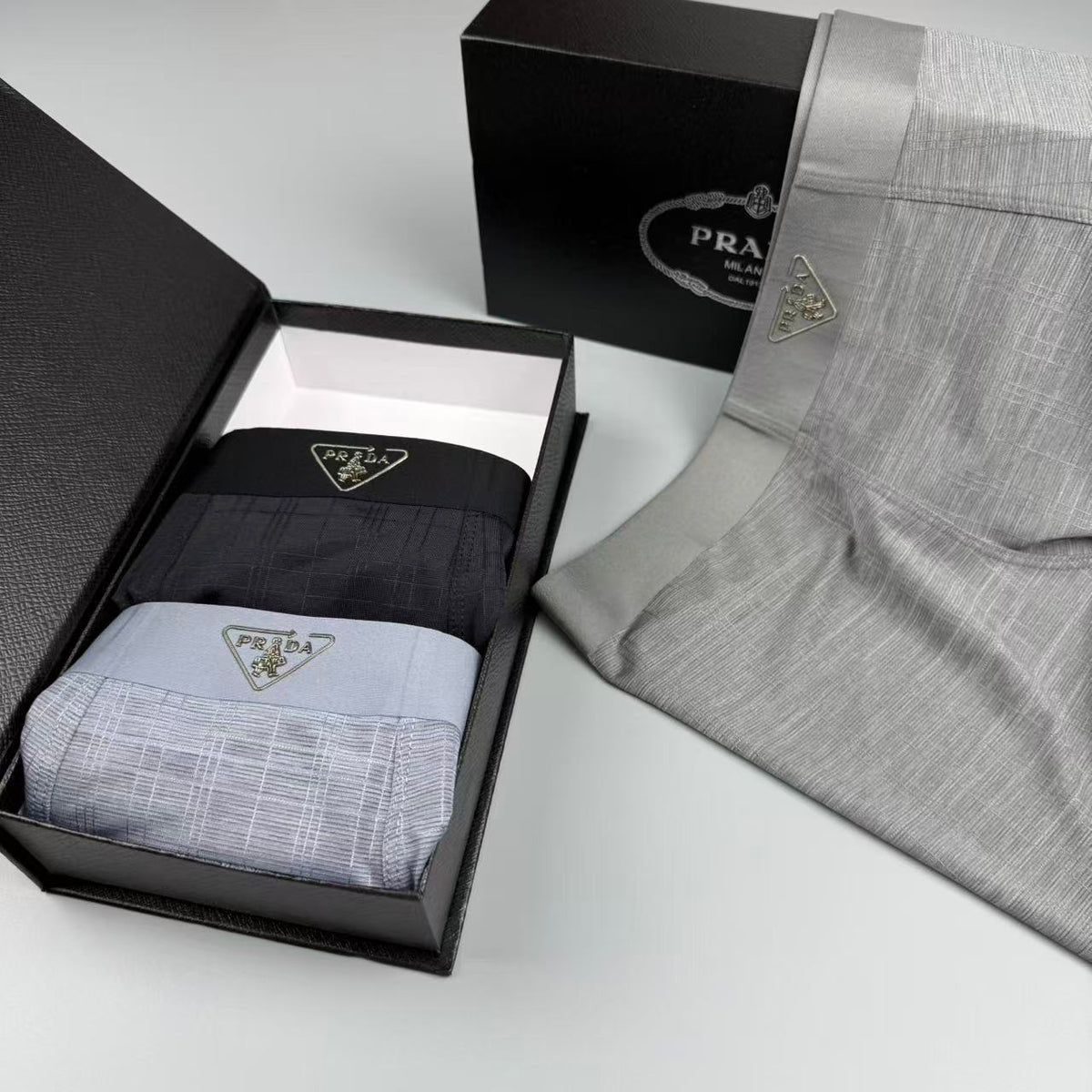 Prada Men's Boxer Briefs - 3-Piece Box