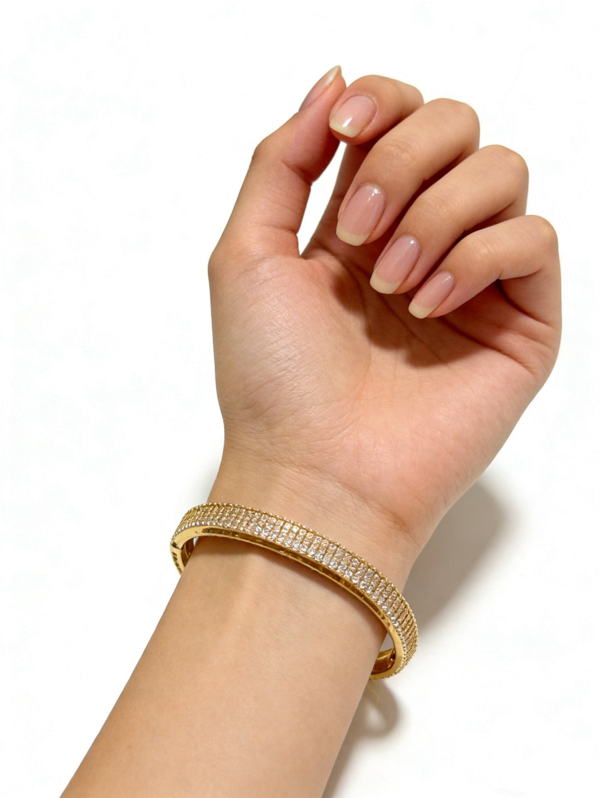 Martin Graham bracelet in polished metal-tone