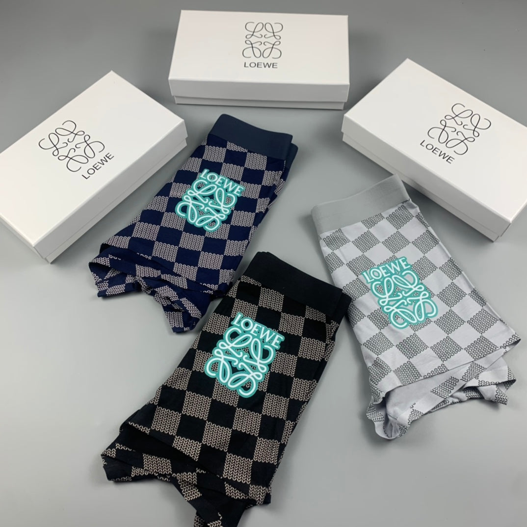 Loewe Modal Men's Boxer Briefs - 3-Piece Box