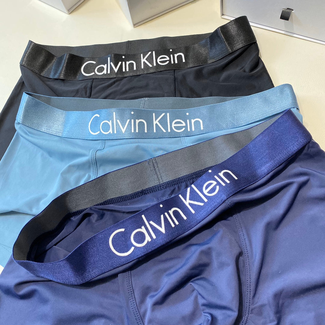 Calvin Klein Ice-Silk Men's Boxer Briefs - 3-Piece Box - Sizes L-XXXL