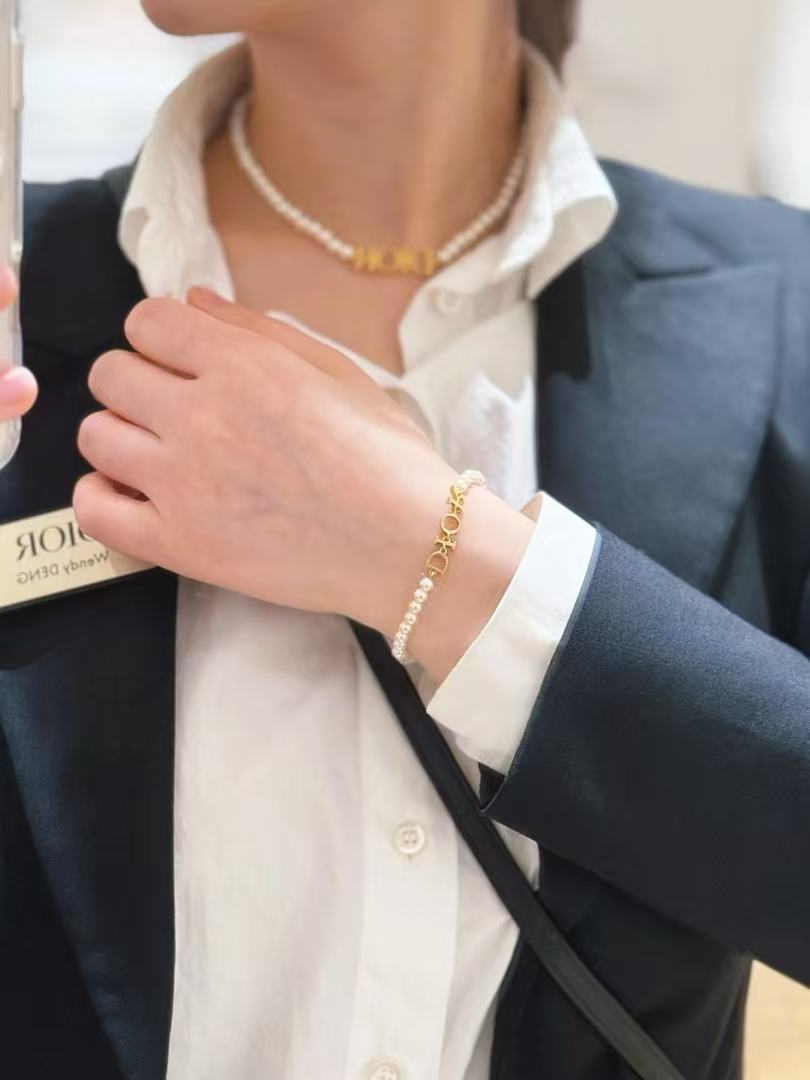 Martin Graham bracelet in polished metal-tone