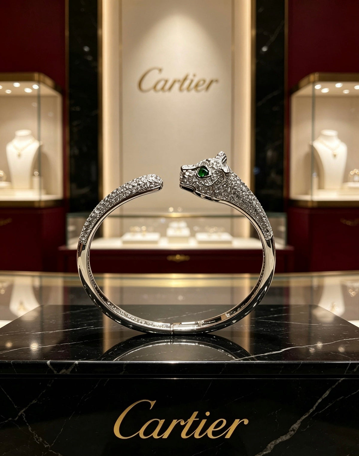 Martin Graham bracelet in polished metal-tone