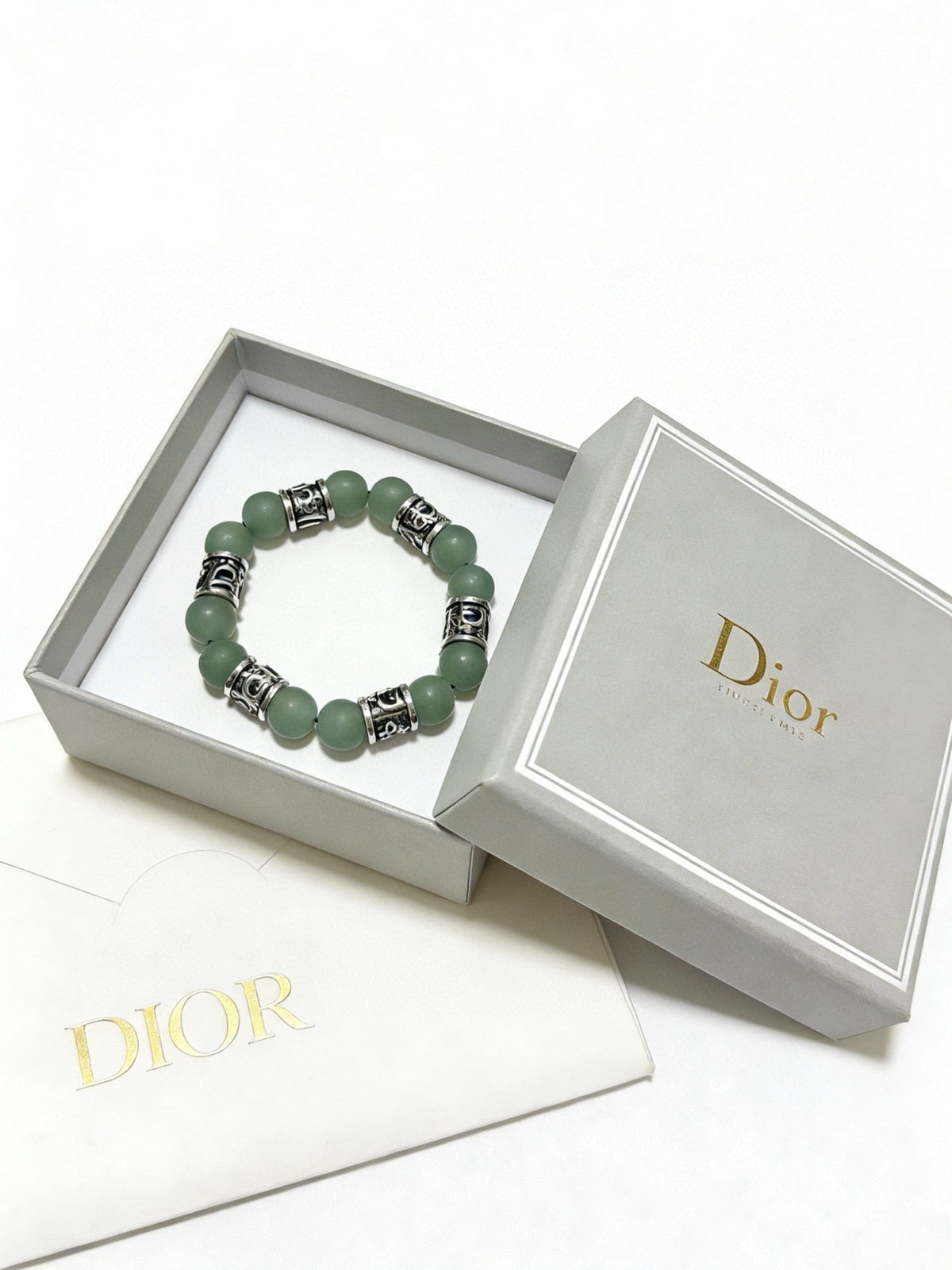 Martin Graham bracelet in polished metal-tone