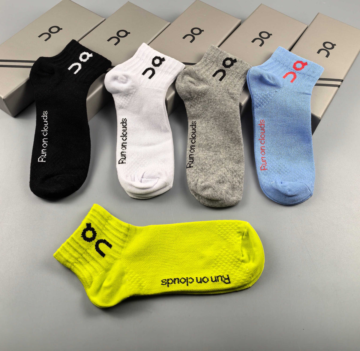 On Cotton Socks - 5-Pair Set