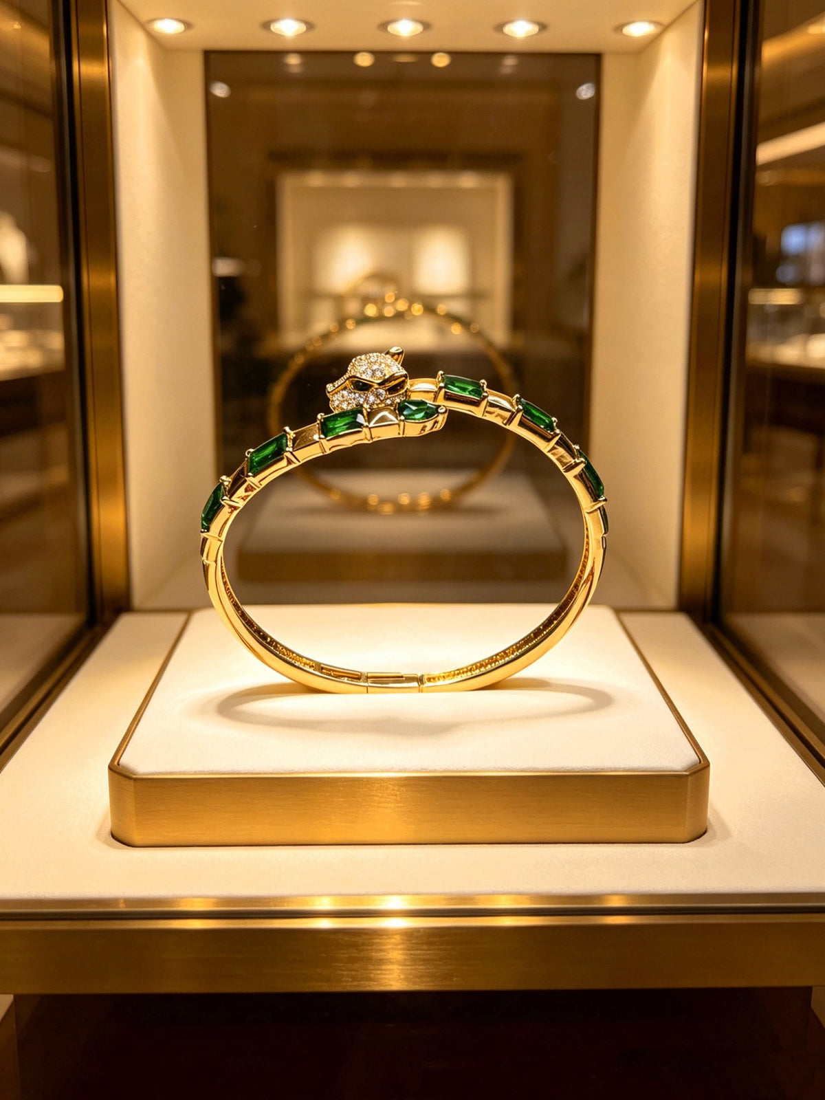 Martin Graham bracelet in polished metal-tone
