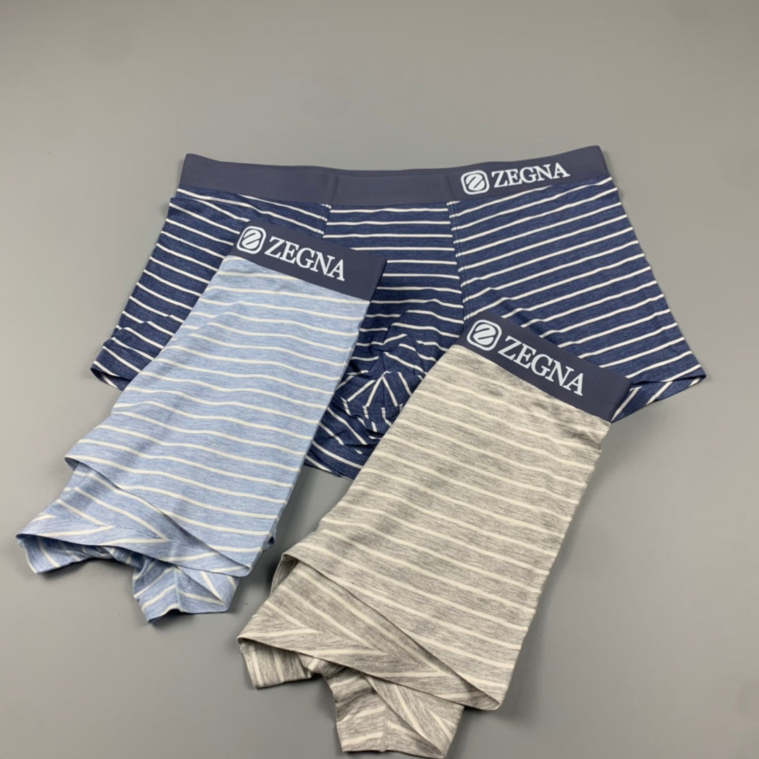 Zegna Men's Boxer Briefs - 3-Piece Box - Sizes L-XXXL