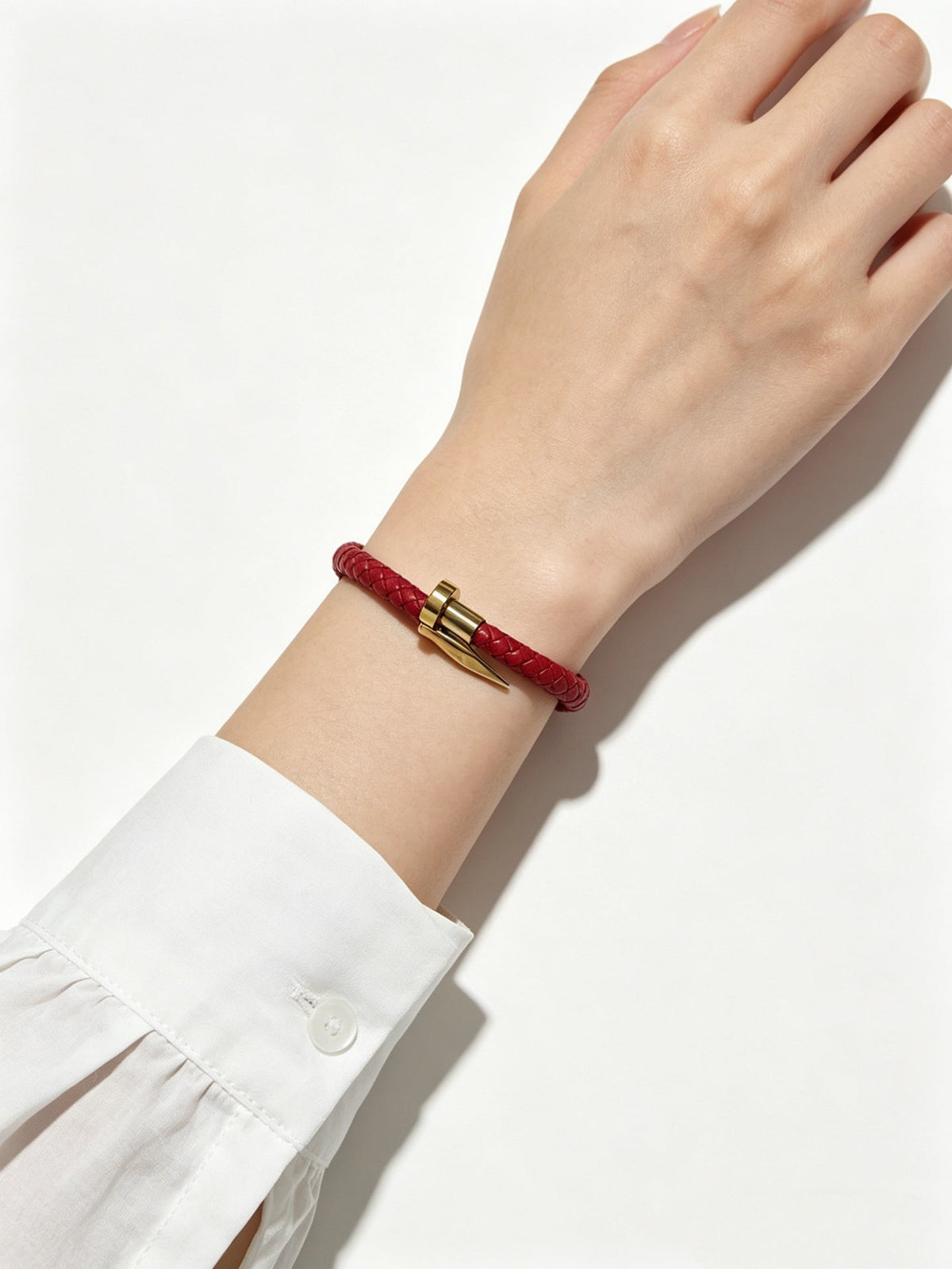 Martin Graham bracelet in polished metal-tone
