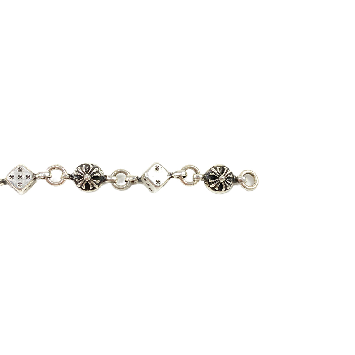 Martin Graham bracelet in polished metal-tone – close-up detail