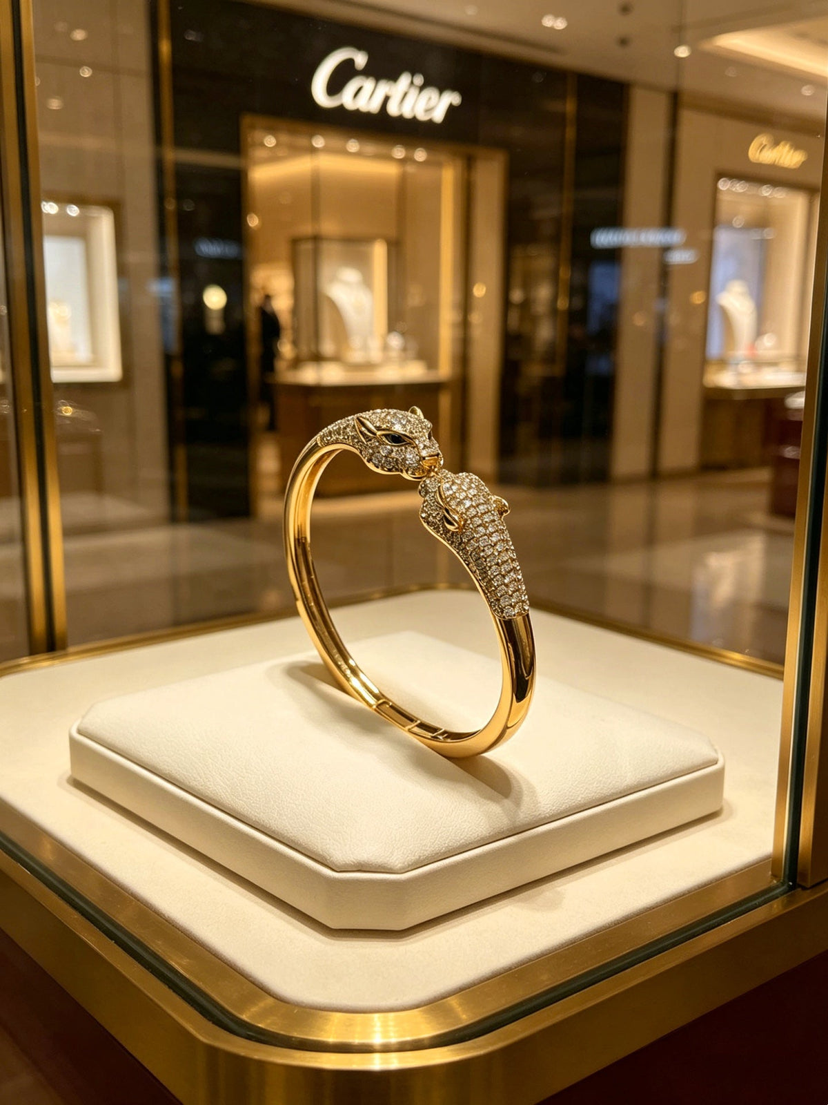 Martin Graham bracelet in polished metal-tone