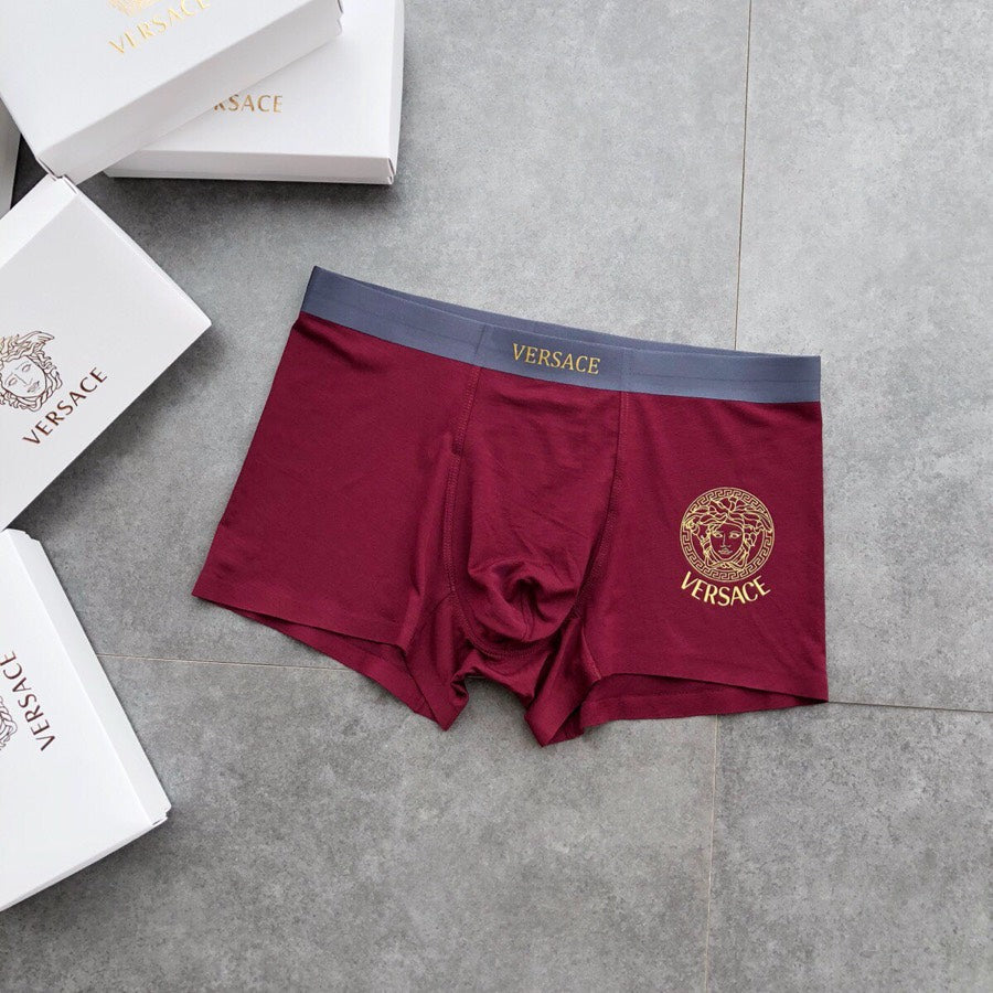 Versace Contrast-Waistband Modal-Blend Boxer Briefs - Box of 3