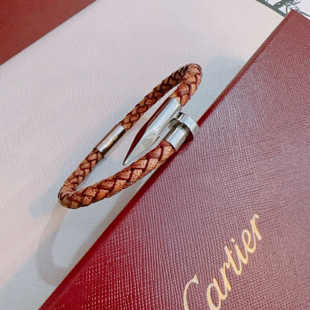 Martin Graham bracelet in polished metal-tone