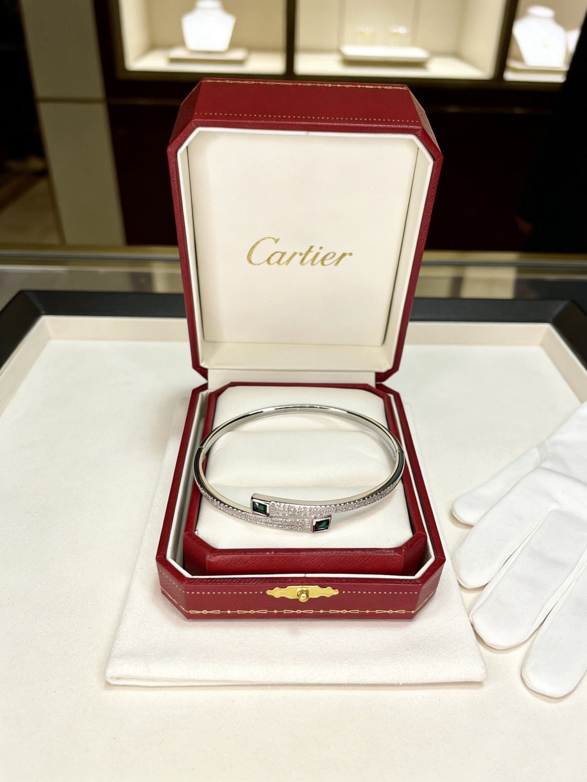 Martin Graham bracelet in polished metal-tone