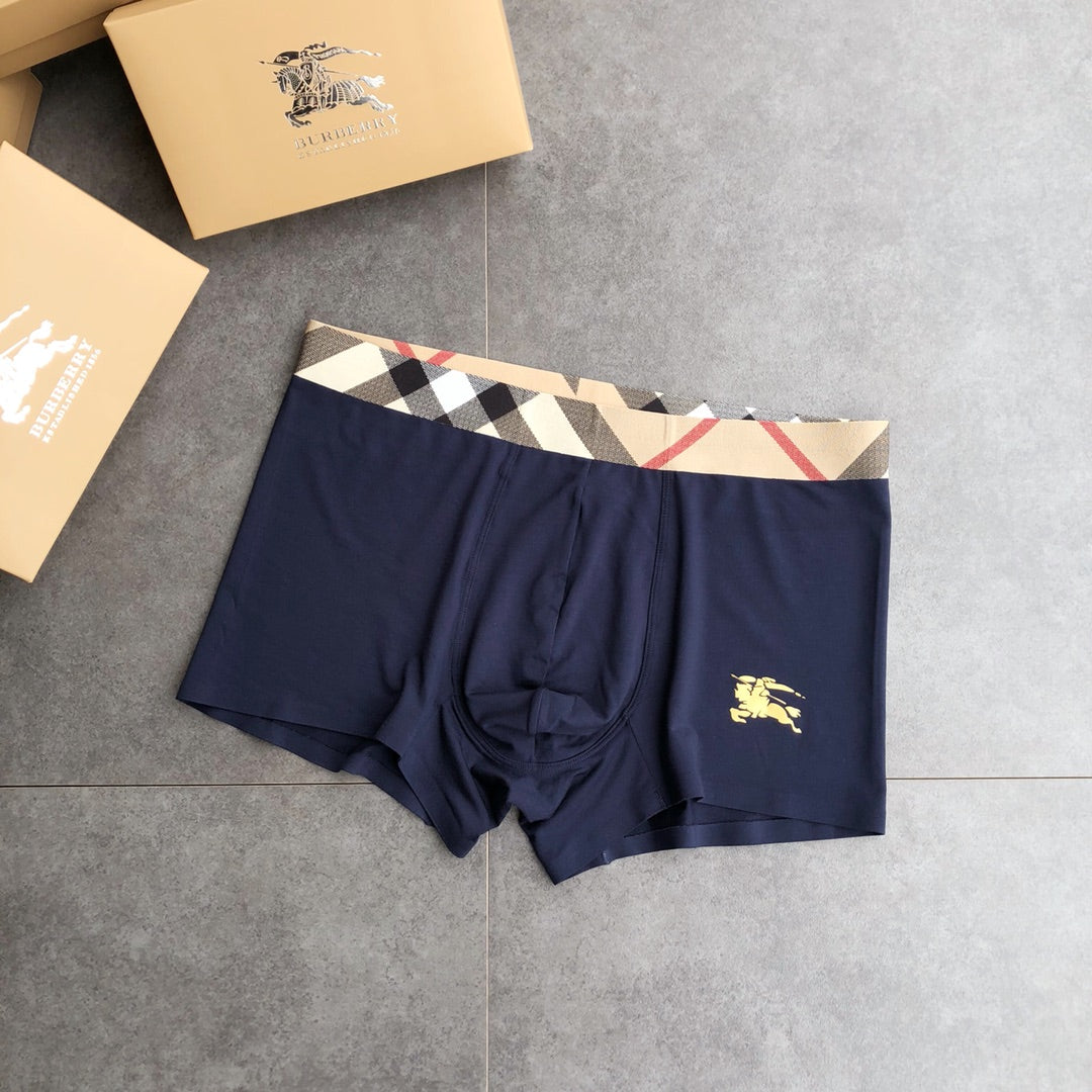 Burberry Clean Logo Waistbands Men's Boxer Briefs - 3-Piece Box