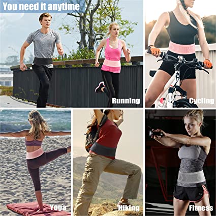 Multifunctional Knit Breathable Concealed Waist Bag Clothing & Accessories