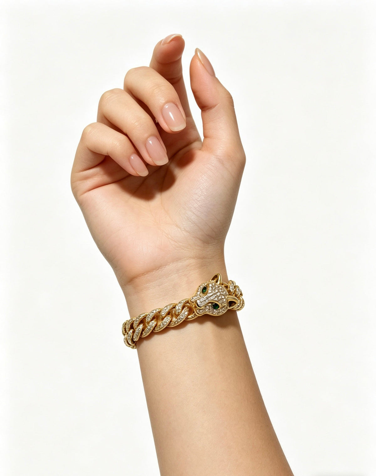 Martin Graham bracelet in polished metal-tone