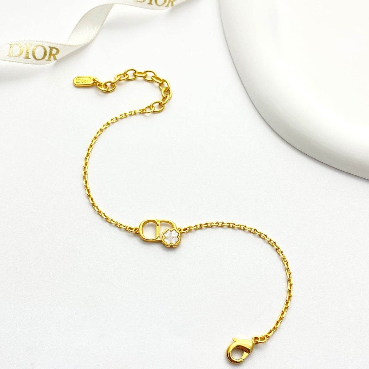 Martin Graham bracelet in polished metal-tone