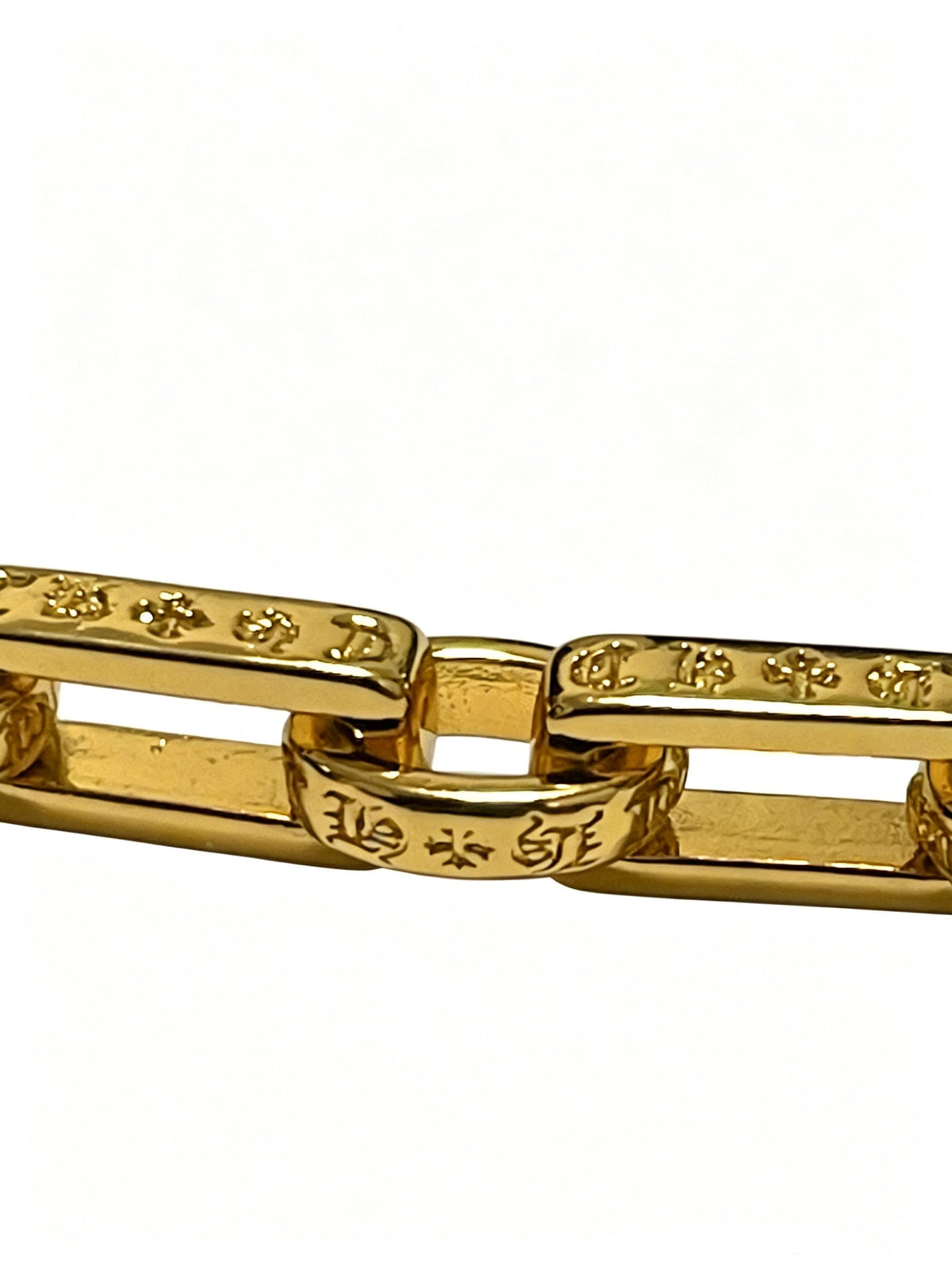 Martin Graham bracelet in polished metal-tone – close-up detail