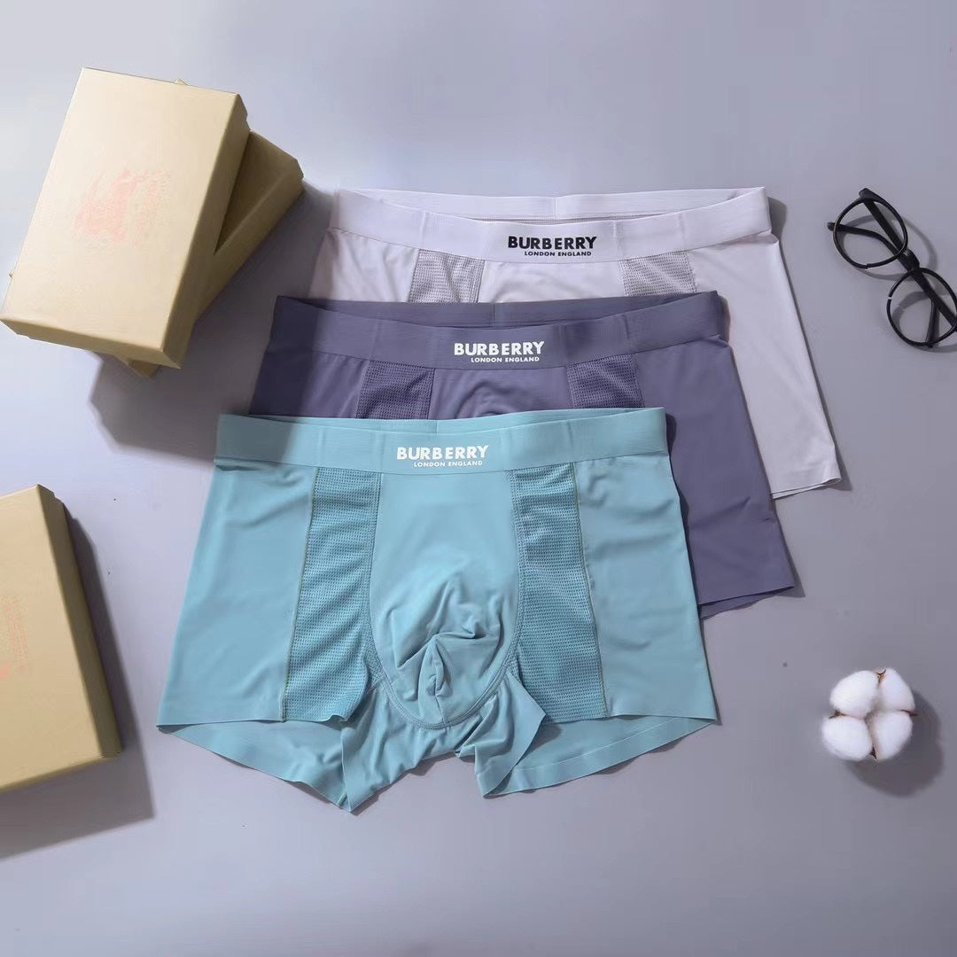 Burberry Cool-Tone Men's Trunk Underwear - 3-Piece Box