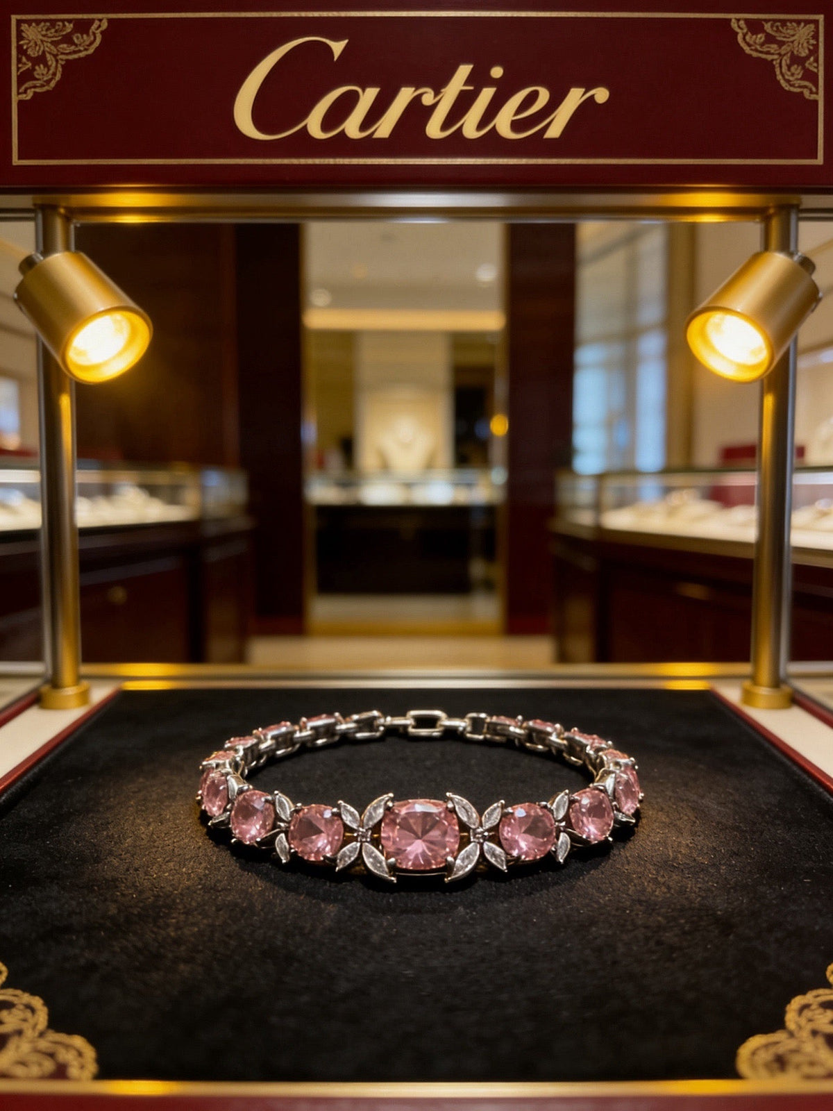 Martin Graham bracelet in polished metal-tone