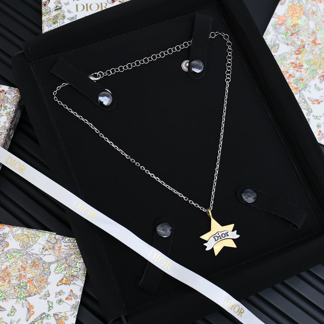 Martin Graham pendant necklace in polished metal-tone