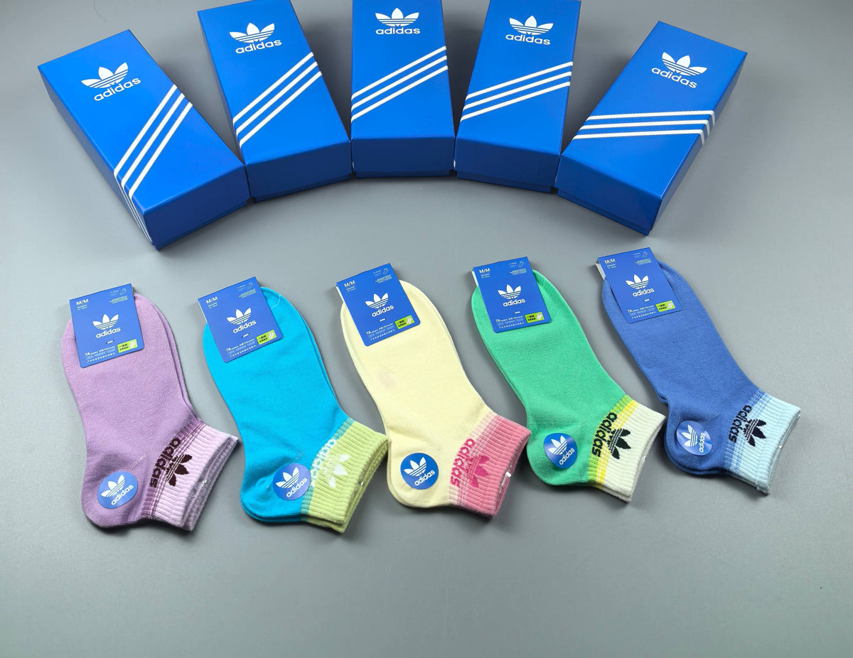 Adidas Cotton Breathable Socks – 5-Pair Pack