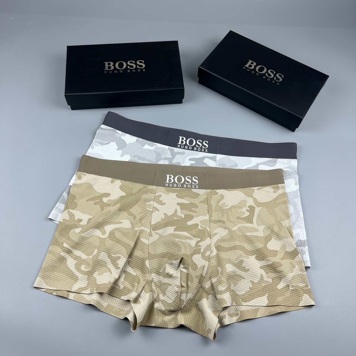 Boss 91/9 Modal-Spandex Breathable Men's Boxer Briefs – 3-Pack