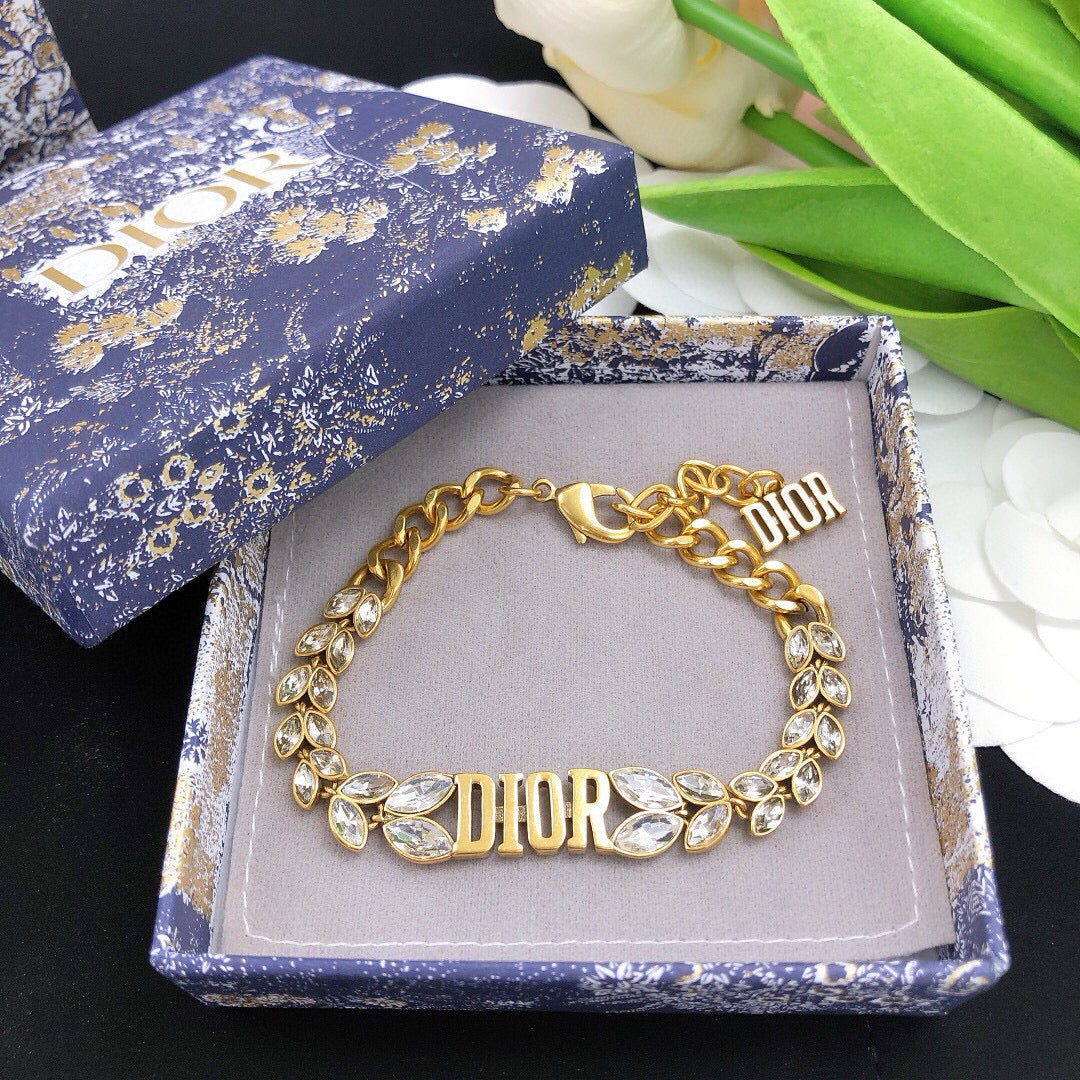 Martin Graham bracelet in polished metal-tone
