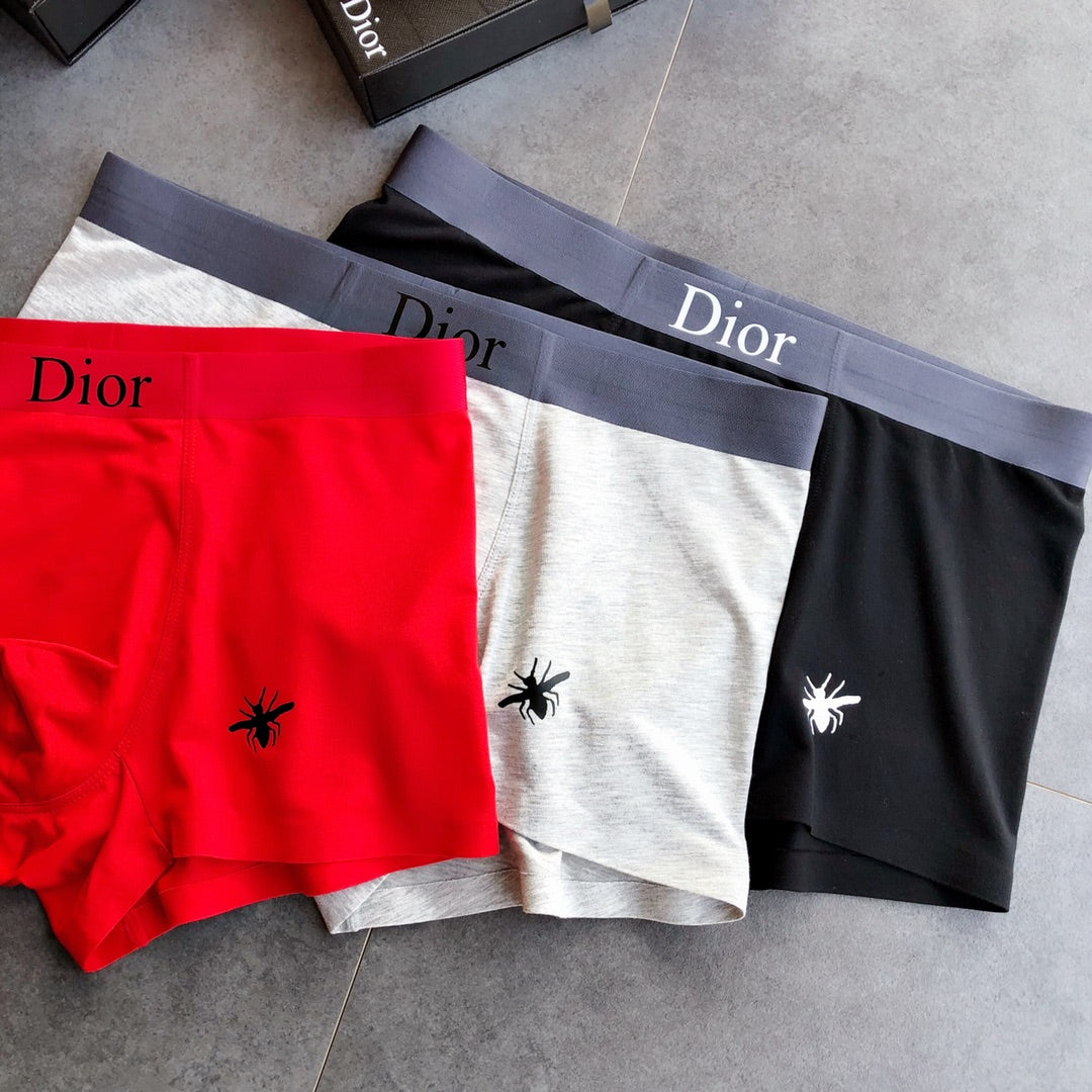 Dior Small Bee Men's Boxer Briefs - 3-Piece Box
