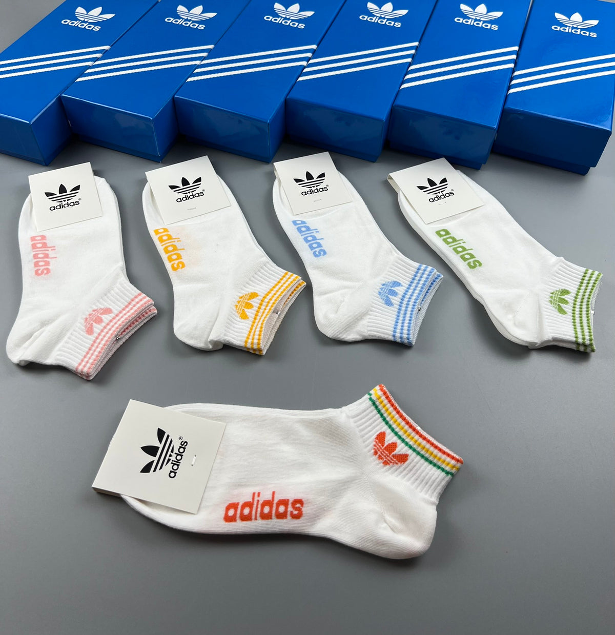 Adidas Cotton Breathable Socks – 5-Pair Pack