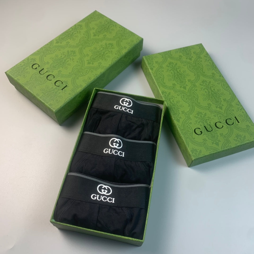 Gucci Small Emblem Men's Briefs - 3-Piece Box