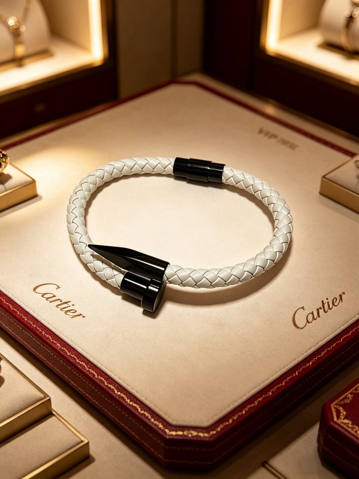 Martin Graham bracelet in polished metal-tone