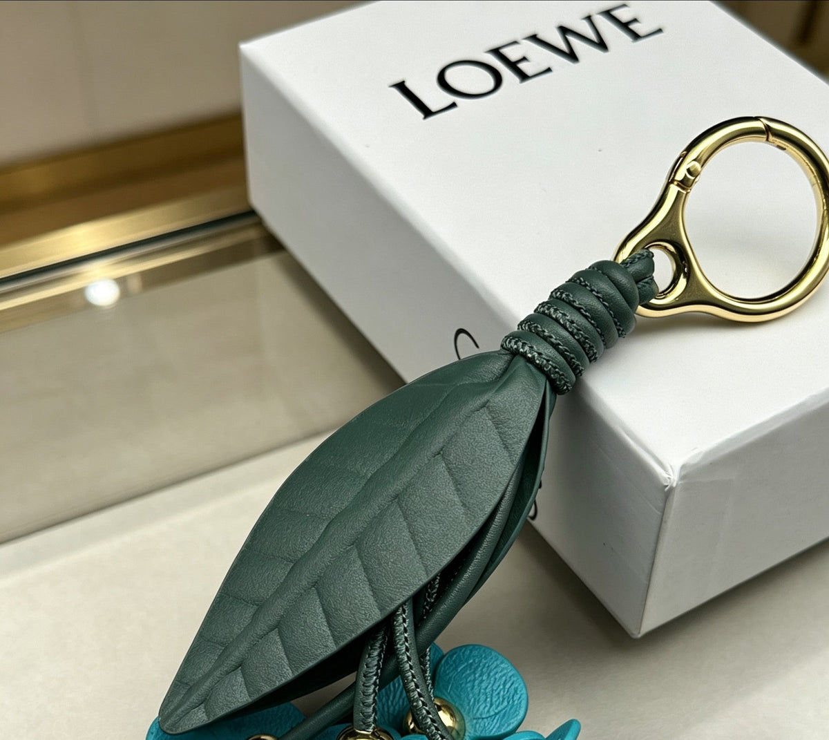 Martin Graham bag charm in polished metal-tone