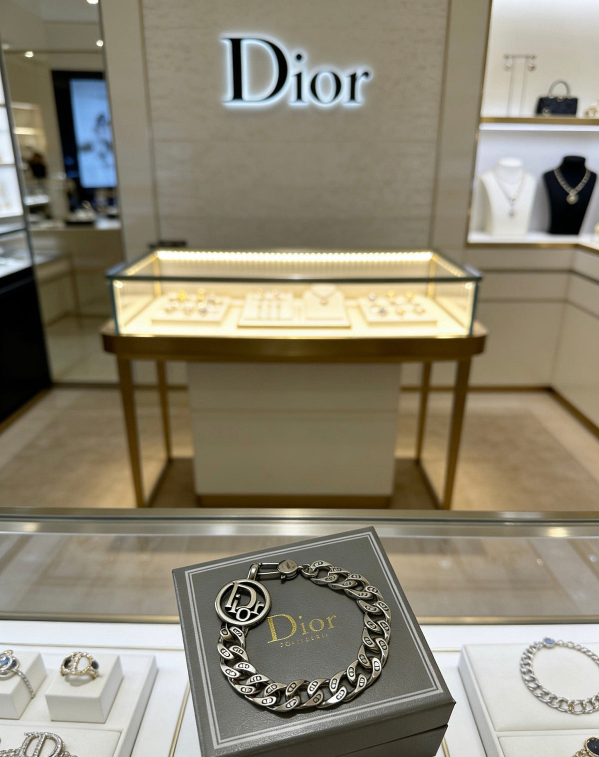 Martin Graham pendant necklace in polished metal-tone