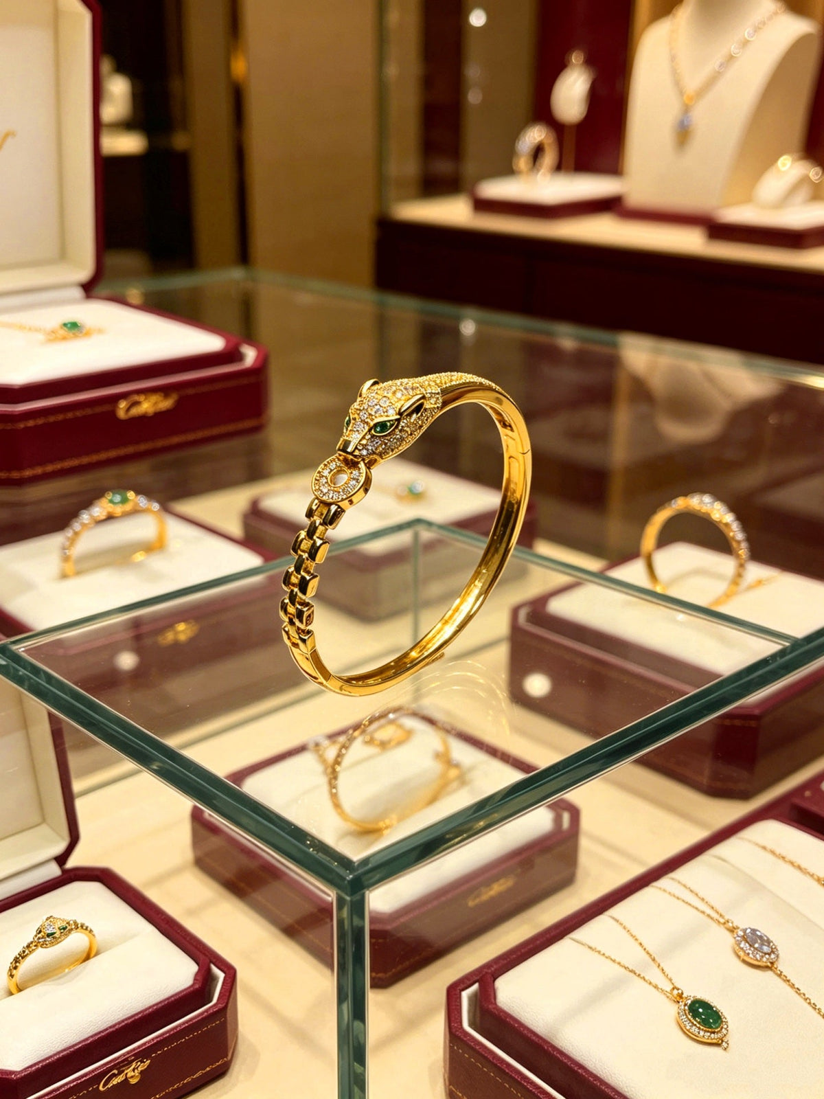 Martin Graham bracelet in polished metal-tone