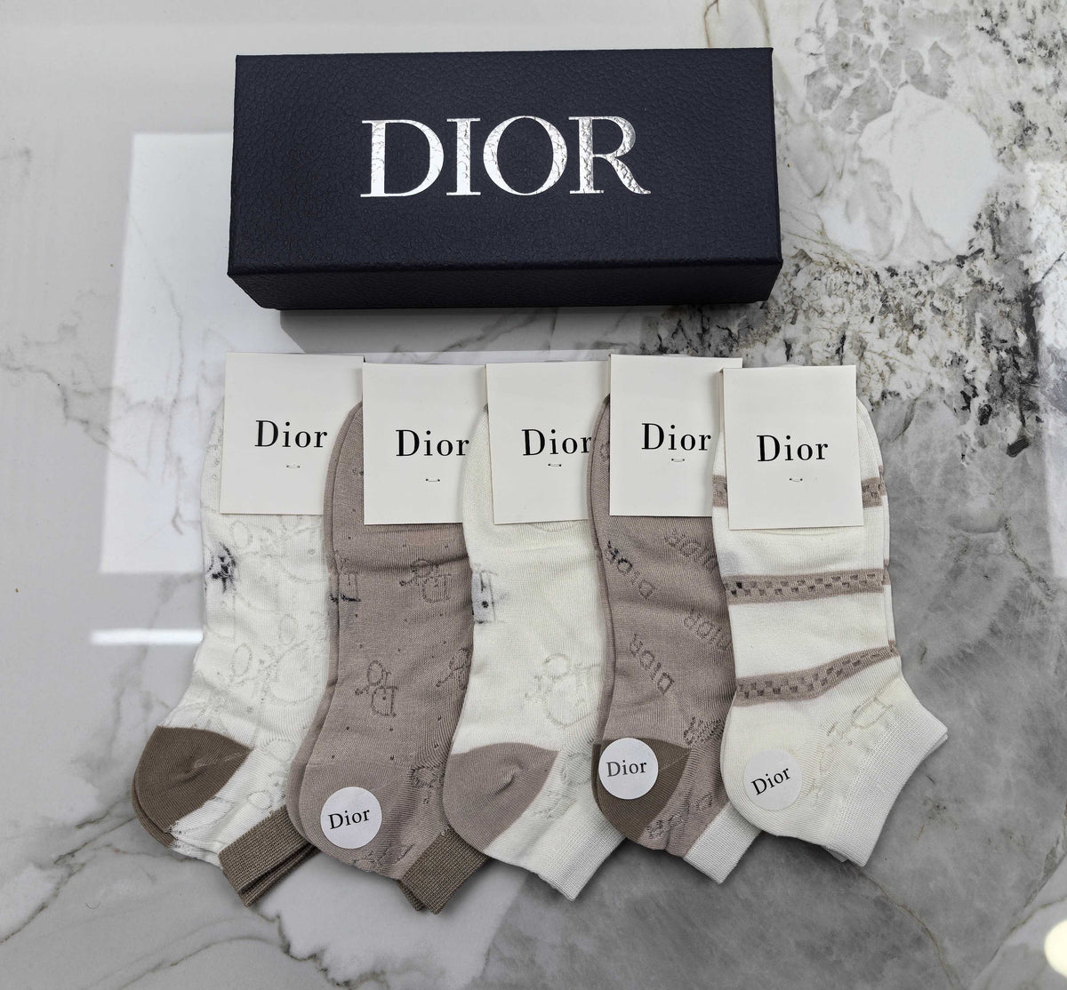Dior Socks – 5-Pair Pack