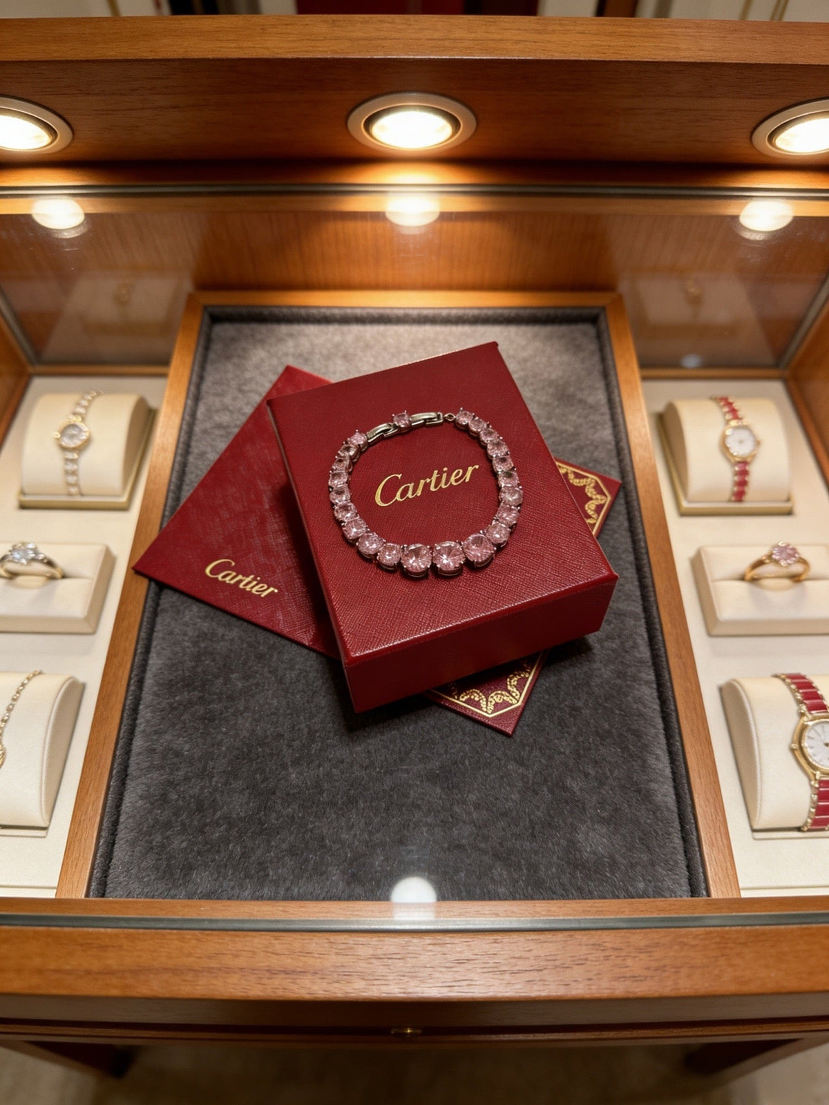 Martin Graham bracelet in polished metal-tone