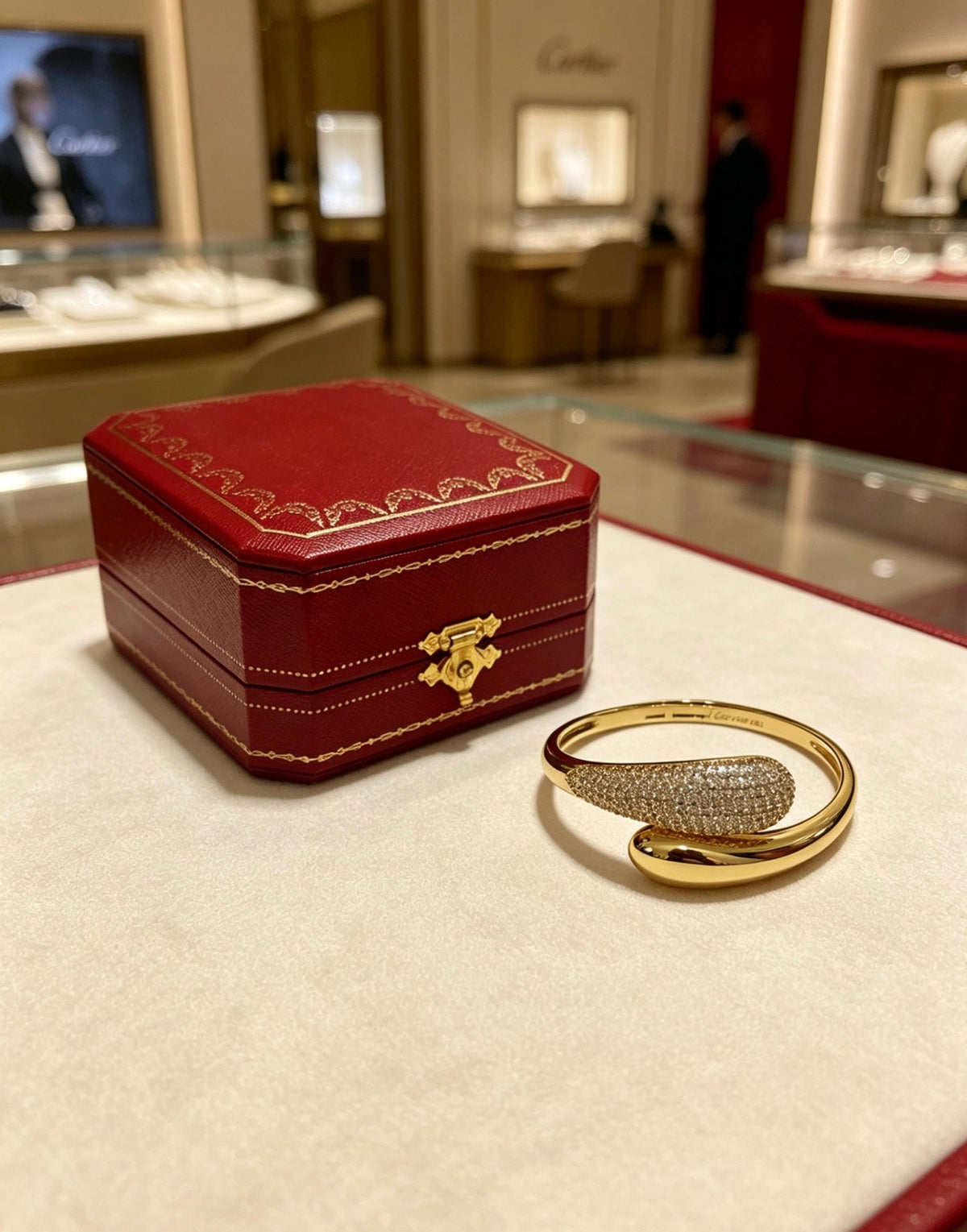 Martin Graham bracelet in polished metal-tone
